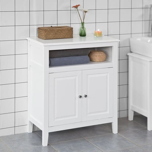 Badeværelsesskab, FRG204-W, 69x33x80 cm, Hvid