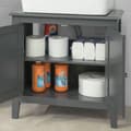 Pikkukuva 5 / 5: Kylpyhuoneen allaskaappi, FRG202-DG, 60x29x62 cm, Harmaa