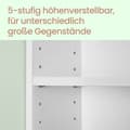 Miniatyrbillede 4 af 5: Underskab, VASAGLE, 30x80x64 cm, Hvid