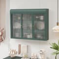Miniatyrbillede 4 af 11: Rootz 3 -dørs vægbøjle - glashylde - Elegant opbevaring - Alsidig design - 90 cm x 20 cm x 70 cm - Tilføjer raffinement til ethvert rum