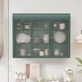 Miniatyrbillede 2 af 11: Rootz 3 -dørs vægbøjle - glashylde - Elegant opbevaring - Alsidig design - 90 cm x 20 cm x 70 cm - Tilføjer raffinement til ethvert rum
