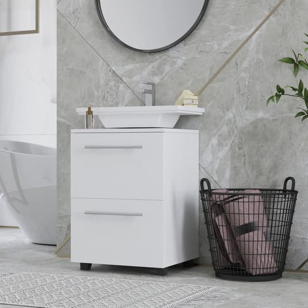 Rootz Badrumskåp - Wash Basin Chest - Lådan förvaring - Rymdbesparing - 41,5 x 35,5 x 59 cm
