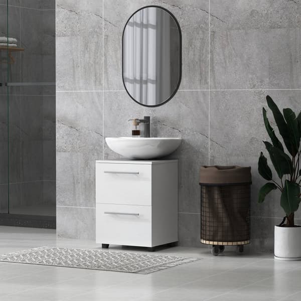 Rootz Badrumskåp - Wash Basin Chest - Lådan förvaring - Rymdbesparing - 41,5 x 35,5 x 59 cm