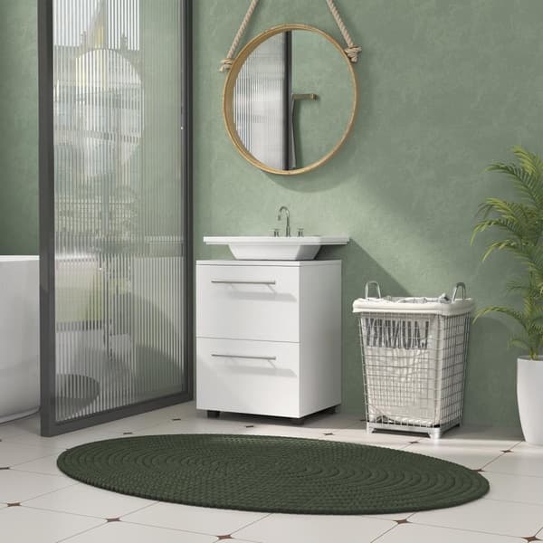 Rootz Badrumskåp - Wash Basin Chest - Lådan förvaring - Rymdbesparing - 41,5 x 35,5 x 59 cm
