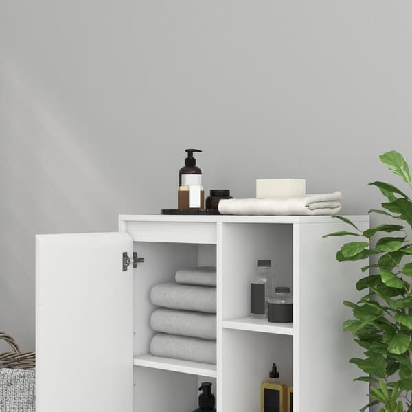 Rootz badeværelse skab - opbevaringsskab - arrangør - justerbar hylde - 53 x 30 x 80 cm - Optimer små rum