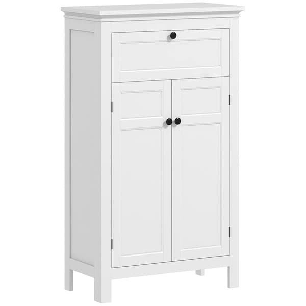 Rootz -kylpyhuonekaappi laatikossa - itsenäisesti seisova säilytys - Säädettävät hyllyt - Järjestä tyyli - 60 W x 30 D x 102,5 H CM