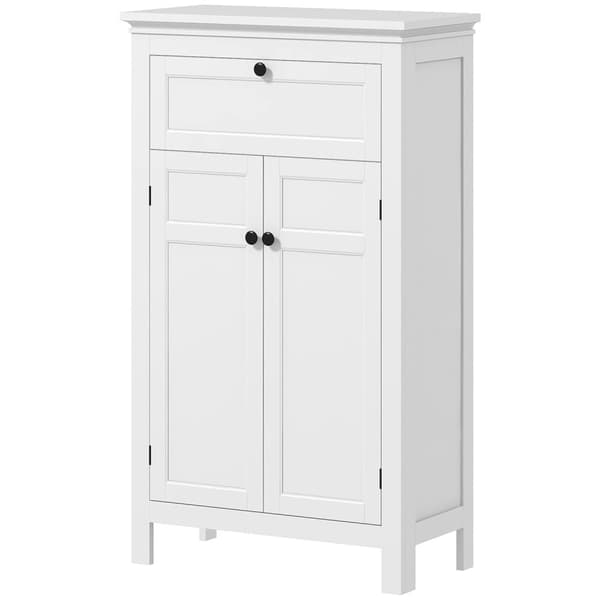 Rootz -kylpyhuonekaappi laatikossa - itsenäisesti seisova säilytys - Säädettävät hyllyt - Järjestä tyyli - 60 W x 30 D x 102,5 H CM