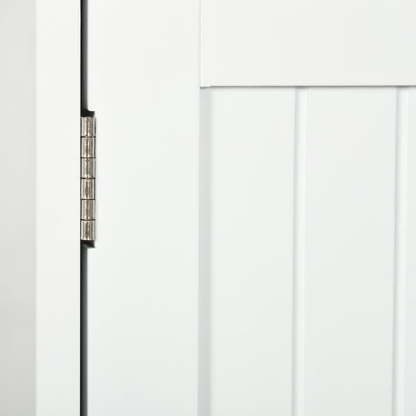 Rootz Wall Bath Cabinet - Badrumsskåp - Vit förvaringsenhet - Spacebesparing Design - 50,8b x 17,8T x 66H cm