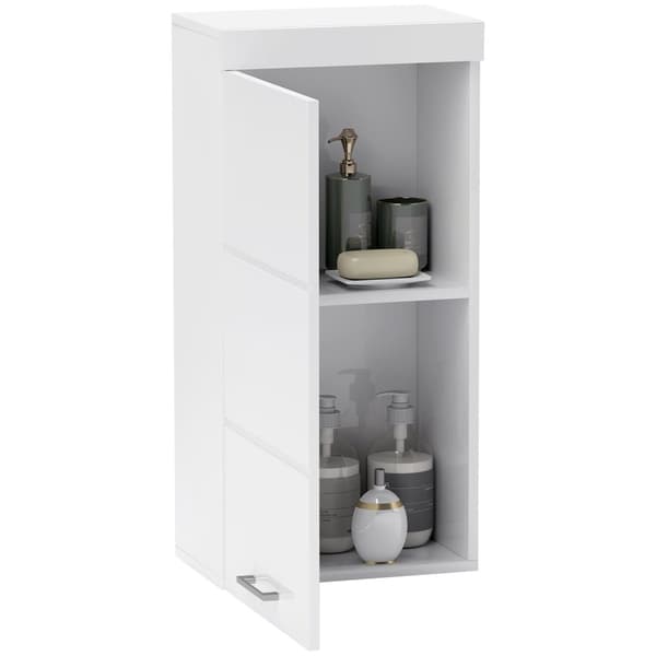 Rootzin kaksivaiheinen kylpyhuonekaappi - kylpyhuoneen sointu - seinälle kiinnitetty - tilaa säästävä muotoilu - 37,2L x 24,5b x 76,8h cm