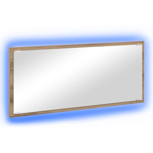 Badrumsspegel Artisan ek Konstruerat trä, Glas 90 x 8.5 x 37 cm
