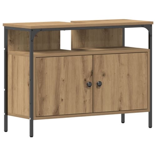 Badrumshandfat Skåp Artisan Ek 80x30x60 cm Konstgjord Trä