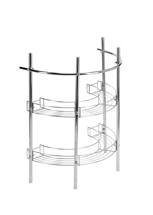 Under handfat - Croydex integrerad tvättställ - AJ401341 - Förvaringsenhet under handfat - 32,5 x 54,5 cm - Förkromad