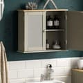 Miniatyrbild 2 av 4: Bath vida - 3331334 - Priano badrumsskåp med dubbeldörrsspegel - Grå