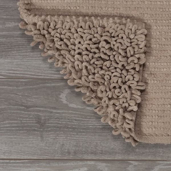 Sealskin Twist Badmatta, Tyg, Sand, 120 x 60 x 3 cm - 294641465