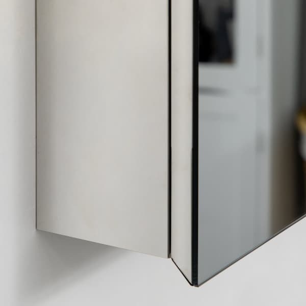 Spegelskåp, 39x12x60 cm, Silver