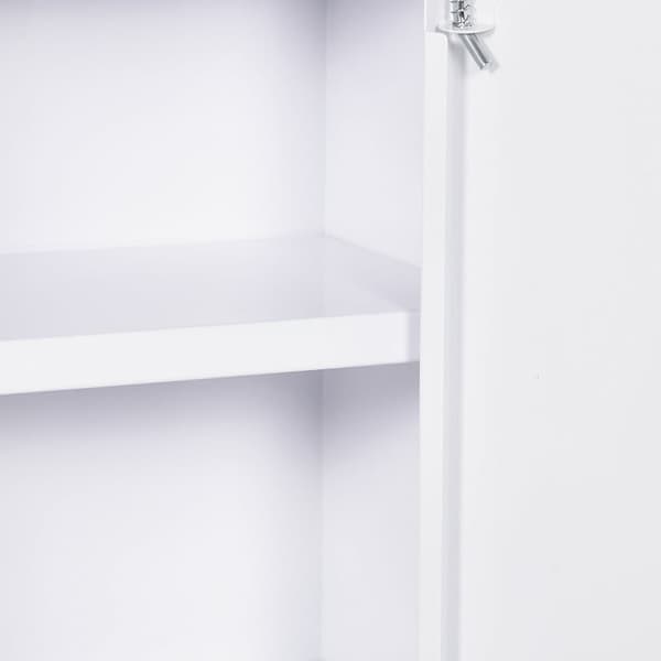 Lääkekaappi, 30x14x46 cm, valkoinen