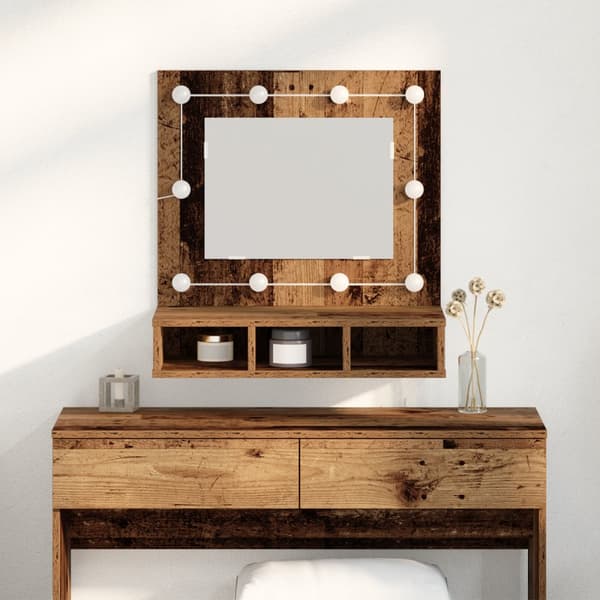 Sminkbord Gamla träet Massivt återvunnet trä 60 x 31.5 x 62 cm