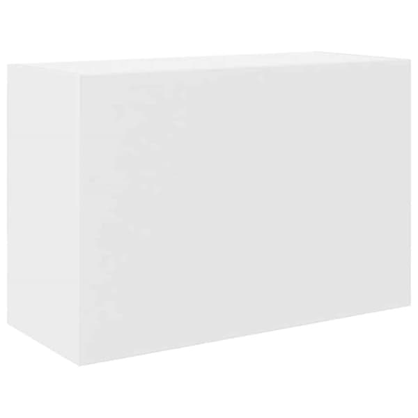 Väggskåp för badrum vit 60x25x40 cm konstruerat trä