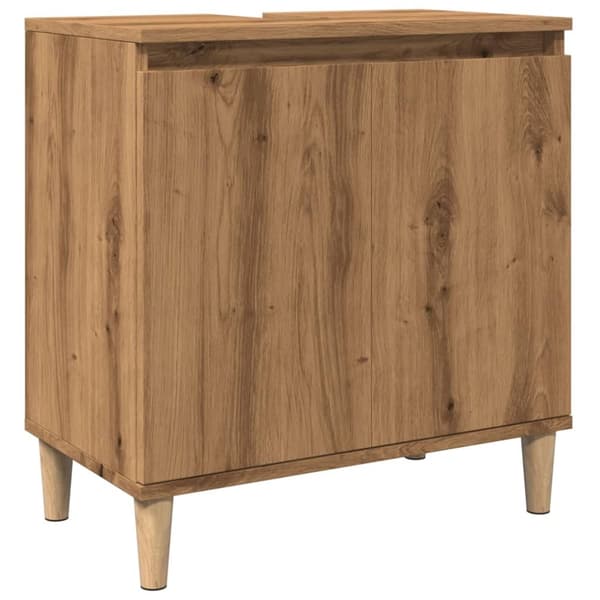Tvättställsskåp artisan ek 58x33x60 cm konstruerat trä