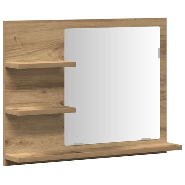 Spegelskåp för badrum artisan ek 60x10,5x45 cm