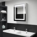 Miniatyrbild 1 av 2: Badrumsskåp med spegel LED 50x13x70 cm