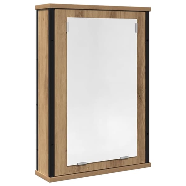Spegelskåp för badrum artisan ek 42x12x60 cm konstruerat trä