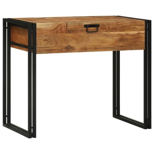 Skrivbord 90x50x75 cm Massivt Akaciaträ