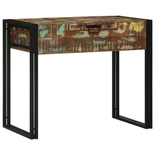 Sminkbord 90x50x75 cm Solid Återvunnet Trä