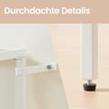 Miniatyrbild 5 av 7: Rootz 4 -Tier Badrumshylla - Robust glashyllor - Metallram - 40 kg kapacitet - Space Saver - 30x40x95cm