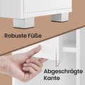 Miniatyrbild 5 av 5: Rootz Badrumsskåp - Badrumsmöbler - Lagringsenhet - Lådanarrangör - Klassisk vit MDF - 30 cm x 30 cm x 170 cm