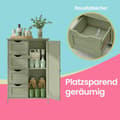 Miniatyrbillede 3 af 5: Rootz badeværelse skab - smalt sideskab - Laurel Grun - Fugtbestandig MDF - 30 cm x 55 cm x 82 cm