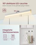 Miniatyrbild 4 av 7: Rootz Badrumskåp - förvaringsenhet - Vanity Capboard - White Finish - Organiserar Essentials - 16,5 cm x 90 cm x 75 cm