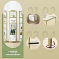 Miniatyrbillede 3 af 5: Rootz badeværelse hylde - 6 -lags opbevaring - Glasshylder enhed - Guld finish - 177,3 cm x 40 cm x 30 cm - Elegant design