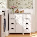 Miniatyrbillede 2 af 5: Rootz Side Cabinet 4 Skuffe Unit - Badeværelsesopbevaring - Arrangør - Funktionel design - 30 cm x 82 cm x 30 cm