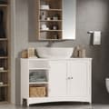 Miniatyrbild 2 av 5: Rootz Sink Cabinet - Basskåp - Badrumsskåp - Space Saving Storage - 30 cm x 90 cm x 60 cm