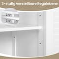 Miniatyrbillede 4 af 6: Rootz Sink Cabinet - Badeværelsesskab - Opbevaringsskab - Justerbar hylde - 60 cm x 30 cm x 60 cm