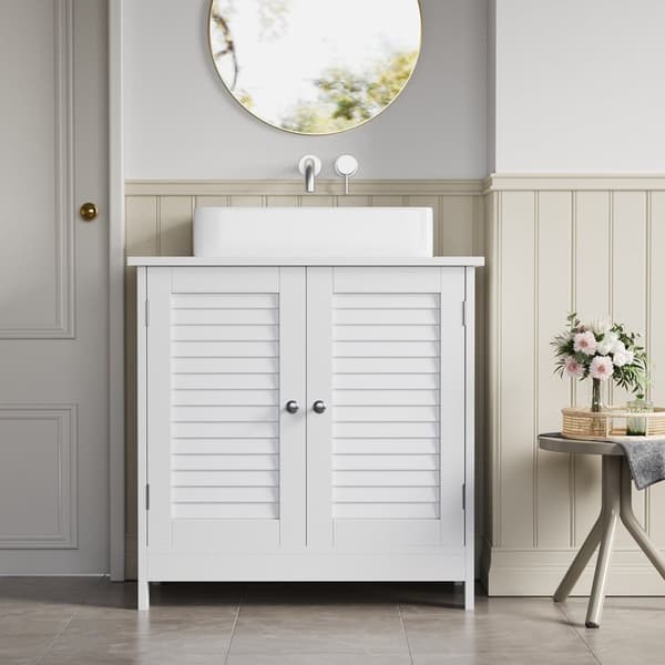 Rootz Sink Cabinet - Badeværelsesskab - Opbevaringsskab - Justerbar hylde - 60 cm x 30 cm x 60 cm