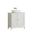 Miniatyrbillede 1 af 6: Rootz Sink Cabinet - Badeværelsesskab - Opbevaringsskab - Justerbar hylde - 60 cm x 30 cm x 60 cm
