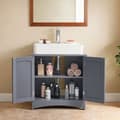 Miniatyrbild 2 av 5: Rootz Sink Cabinet - Vanity Unit - Basskåp - MDF Hållbar förvaring - 60x30x60cm