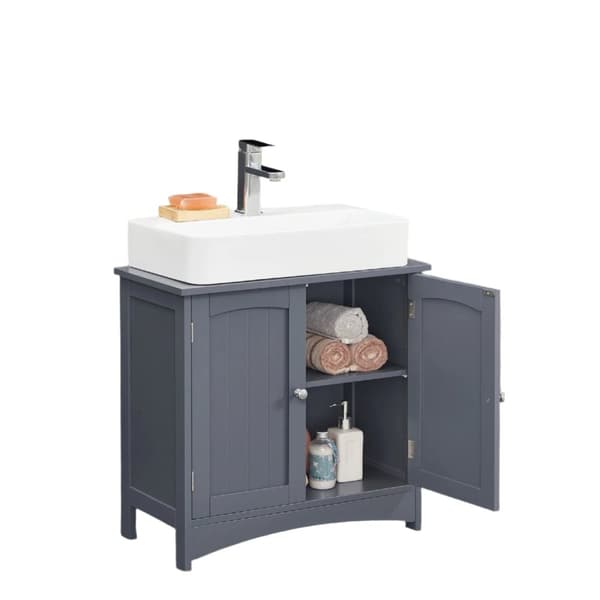 Rootz Sink Cabinet - Vanity Unit - Basskåp - MDF Hållbar förvaring - 60x30x60cm