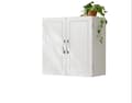 Miniatyrbild 1 av 4: Rootz Wall Cabinet - Badrumsförvaring - Rymdbesparande arrangör - håller föremål dammfria - 60 cm x 18 cm x 60 cm