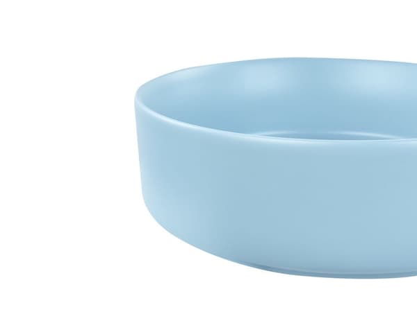 Keramisk tvättställ 37 cm blå GUDAR Lumarko!