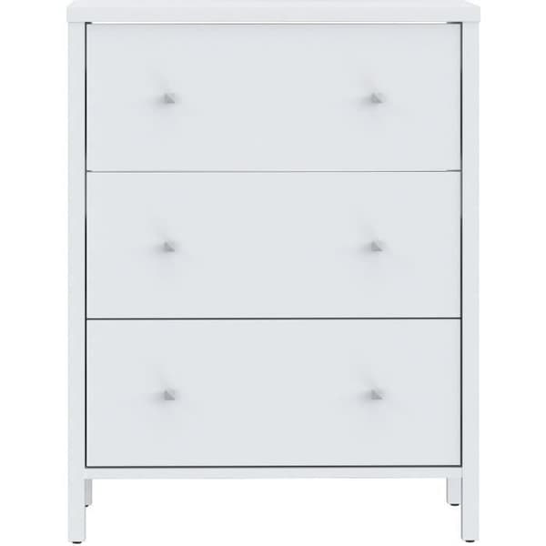 Tvättställsskåp - Vit - 3 lådor - L64 x D40 x H83 cm - IPSARION
