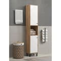 Miniatyrbild 2 av 6: Högskåp - TRENDTEAM - Touch-serien - Vit/Brun - 36 cm - 191 cm hög