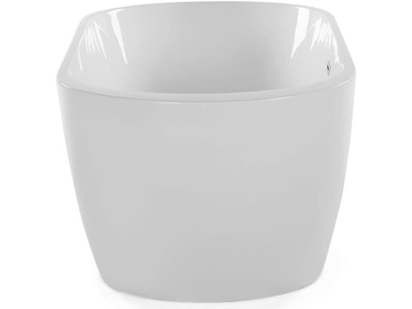 Badekar Hvid Sølv 160 x 75 cm Oval Skandinavisk Moderne Design Fritstående Bad Høj Kvalitet Metal Badeværelse Badeværelsesmøbel Ovalformet