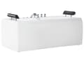 Miniatyrbillede 6 af 11: Badekar Hvid Akryl 172 x 83 x 64 cm 2 Personers Spa Boblebad Indendørs Voksne Nakkestøtte LED lys Fritstående Moderne Badeværelse Inspiration