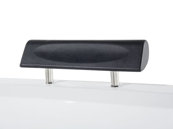 Badekar Hvid Akryl 172 x 83 x 64 cm 2 Personers Spa Boblebad Indendørs Voksne Nakkestøtte LED lys Fritstående Moderne Badeværelse Inspiration