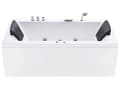 Miniatyrbillede 5 af 11: Bad Hvid Akryl 183 x 90 cm Venstre Hånd Massage Jets Nakkestøtte LED Lys