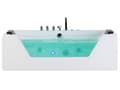 Miniatyrbillede 1 af 11: Massage Punkter Nakkestøtte Bad Hvid Sølv med LED Sanitærakryl og Glas 150 x 71 cm Elegant Moderne