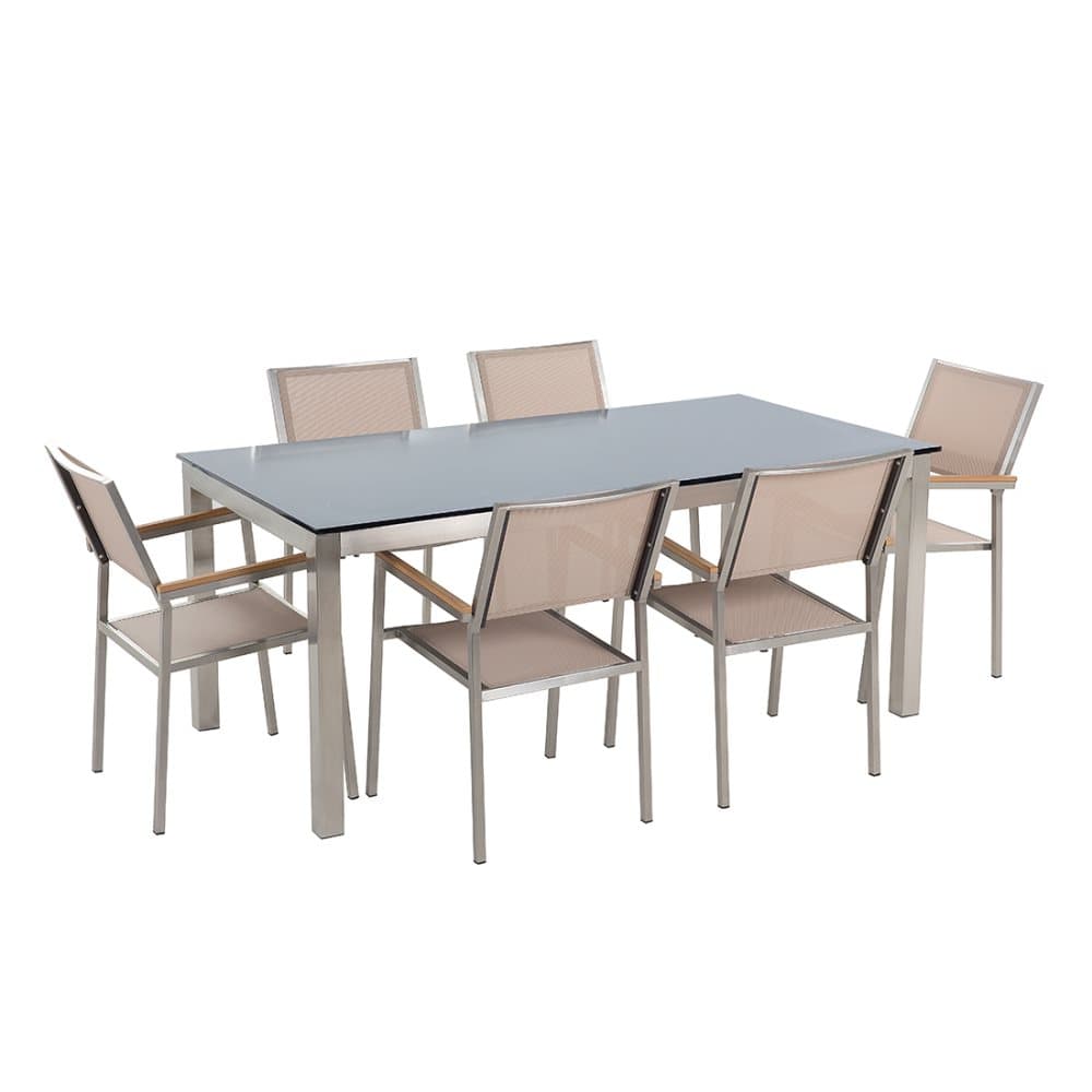 Badekar med LED belysning 180 cm Sort HAWES